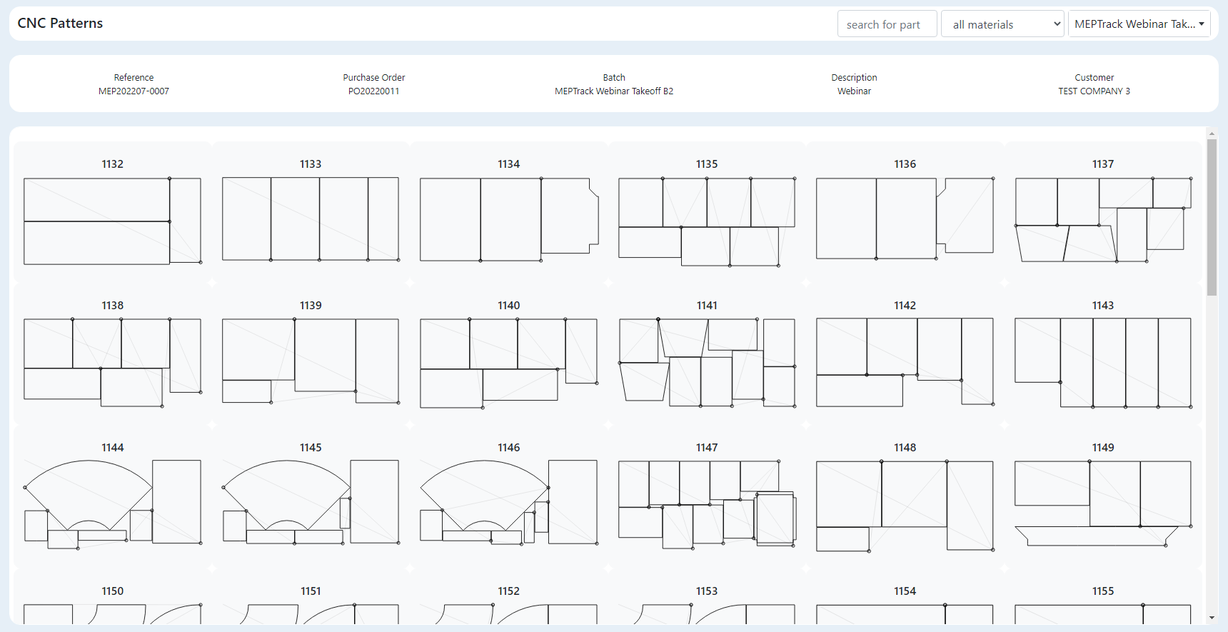 CNC Patterns